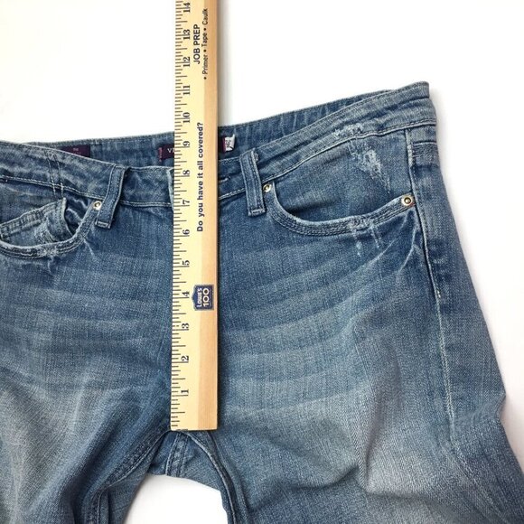 Vigoss Women's Jeans The Miami Straight Leg Distressed size juniors 7/8 - Picture 8 of 11